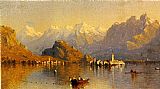 Lake Canvas Paintings - Lake Maggiore